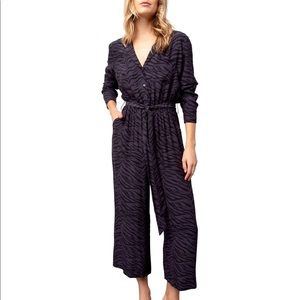 Rails Callan Tiger Stripe Belted Jumpsuit